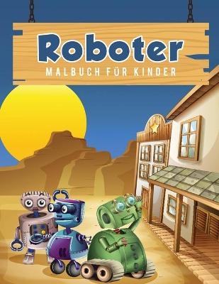Roboter Malbuch f&uuml;r Kinder - Young Scholar