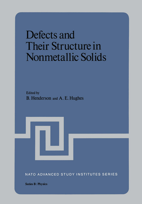 Defects and Their Structure in Nonmetallic Solids - 