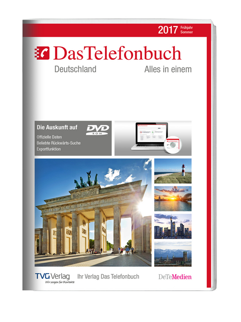 Das Telefonbuch. Deutschland Fr&uuml;hjahr/Sommer 2017, 1 DVD-ROM