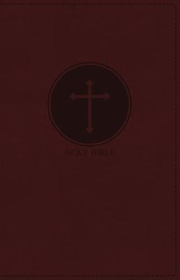 NKJV, Deluxe Gift Bible, Leathersoft, Burgundy, Red Letter, Comfort Print