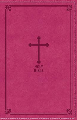 NKJV, Deluxe Gift Bible, Leathersoft, Pink, Red Letter, Comfort Print - Thomas Nelson