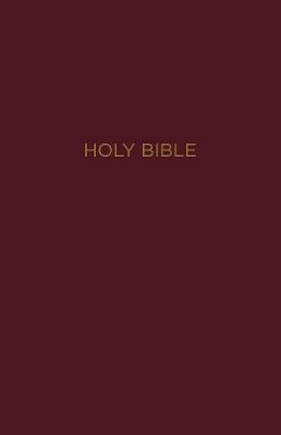 NKJV, Gift and Award Bible, Leather-Look, Burgundy, Red Letter, Comfort Print - Thomas Nelson