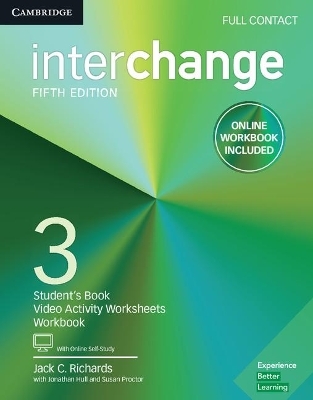 Interchange Level 3 Full Contact with Online Self-Study and Online Workbook - Jack C. Richards