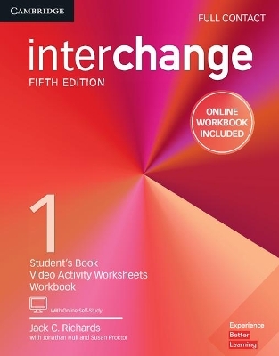 Interchange Level 1 Full Contact with Online Self-Study and Online Workbook - Jack C. Richards