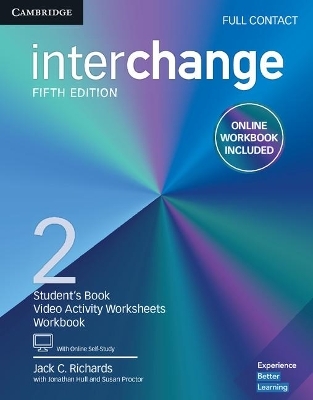 Interchange Level 2 Full Contact with Online Self-Study and Online Workbook - Jack C. Richards