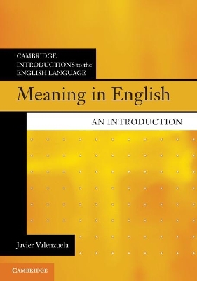 Meaning in English - Javier Valenzuela