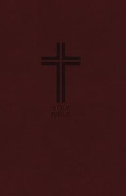 NKJV, Value Thinline Bible, Burgundy Leathersoft, Red Letter, Comfort Print - Thomas Nelson