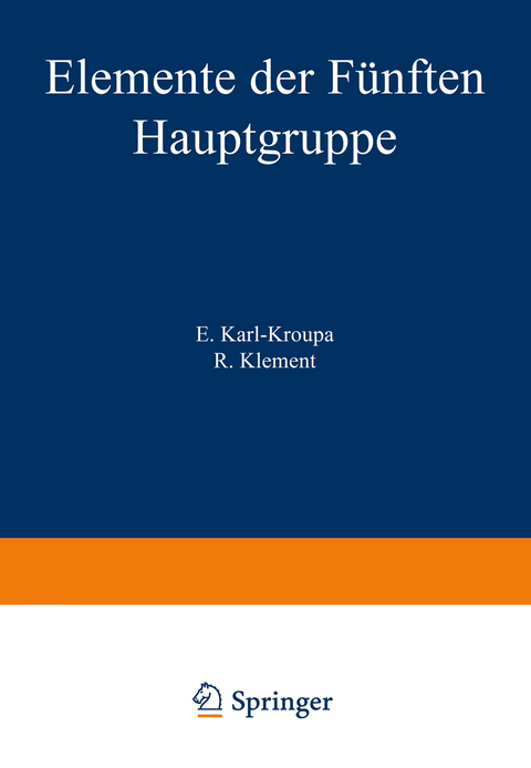 Elemente der F&uuml;nften Hauptgruppe