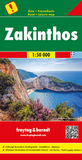 Zakinthos, Autokarte 1:50.000