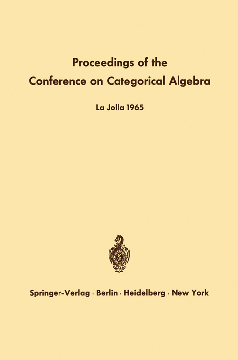 Proceedings of the Conference on Categorical Algebra - 