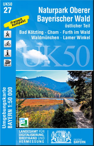 UK50-27 Naturpark Oberer Bayerischer Wald, östlicher Teil