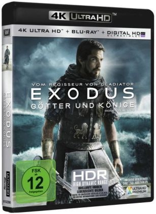Exodus 4K, 1 UHD-Blu-ray + 1 Blu-ray + Digital HD UV