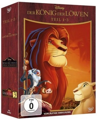 Der König der Löwen - Teil 1-3, 3 DVDs