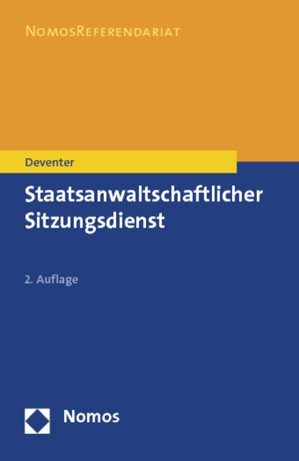 Staatsanwaltschaftlicher Sitzungsdienst - Anton Deventer