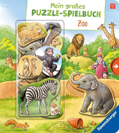 Mein gro&szlig;es Puzzle-Spielbuch - Zoo - Anne M&ouml;ller