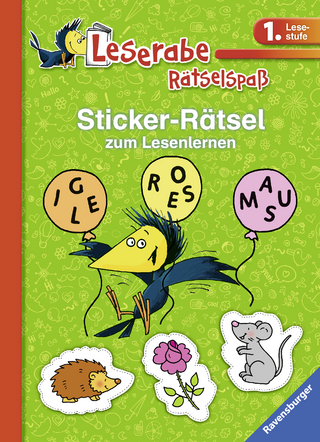 Sticker-Rätsel zum Lesenlernen (1. Lesestufe), grün