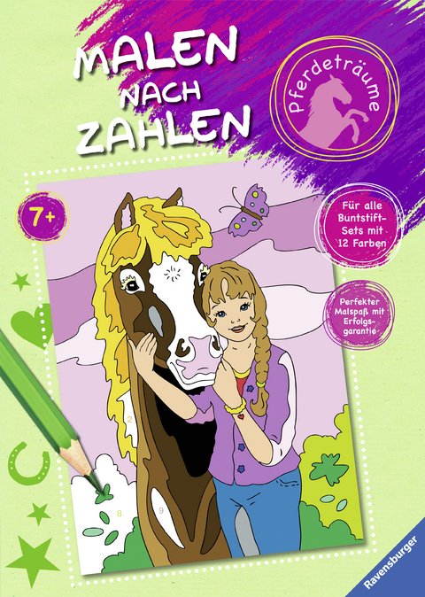 Malen nach Zahlen ab 7 Jahren: Pferdetr&auml;ume