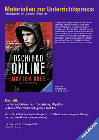 Materialien zur Unterrichtspraxis - Morton Rhue: Dschihad Online