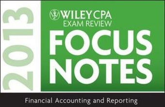 Wiley CPA Examination Review 2013 Focus Notes -  Wiley