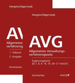 AVG Allgemeines Verwaltungsverfahrensgesetz