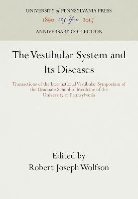 The Vestibular System and Its Diseases - 