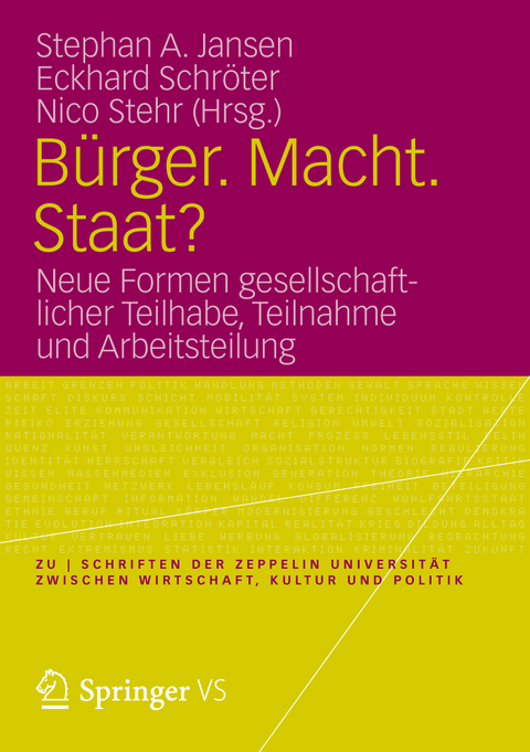 B&uuml;rger. Macht. Staat? - 