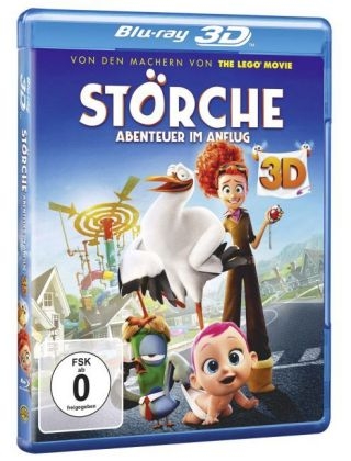 St&ouml;rche - Abenteuer im Anflug 3D, 2 Blu-rays