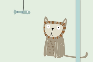 Cats Green Sticky Notes Cats