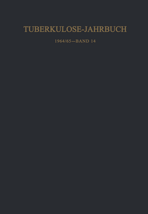 Tuberkulose-Jahrbuch - 