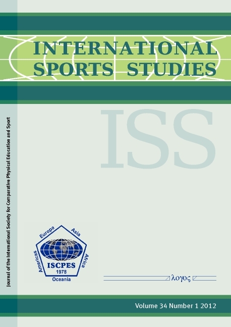 International Sports Studies Vol 34 No. 1