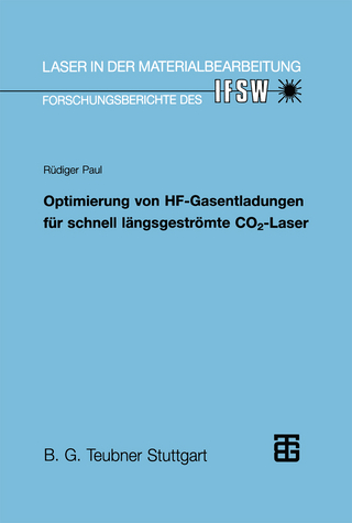 Optimierung von HF-Gasentladungen für schnell längsgeströmte CO2-Laser