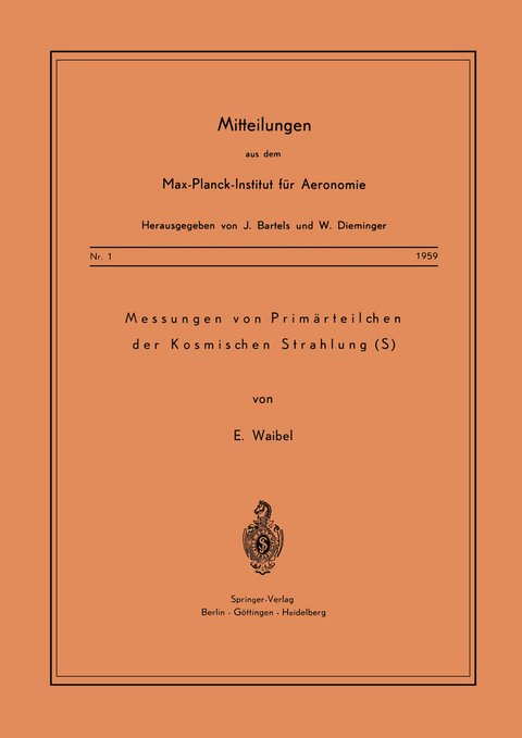Messung von Prim&auml;rteilchen der Kosmischen Strahlung - E. Waibel