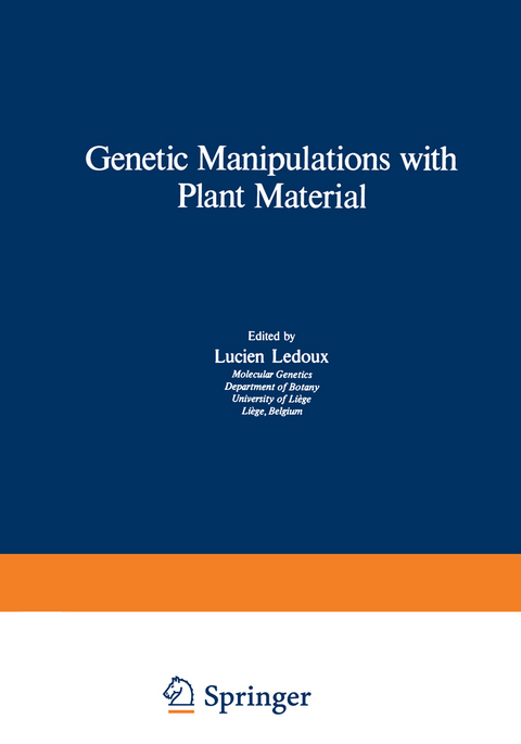Genetic Manipulations with Plant Material - 