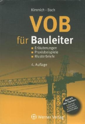 VOB f&uuml;r Bauleiter - Bernd Kimmich, Hendrik Bach