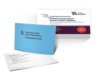 Assessor Karteikarten ÖR Baden-Württemberg - Die verwaltungsbehördliche Entscheidung & Anwaltsklausur