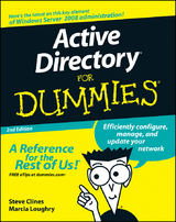 Active Directory For Dummies -  Steve Clines,  Marcia Loughry