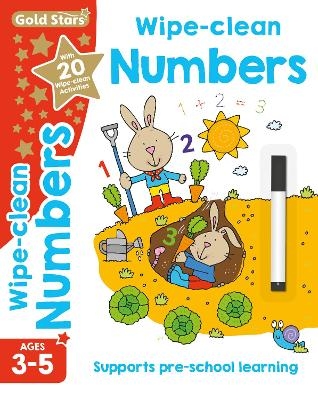 Gold Stars Wipe-Clean Numbers Ages 3-5