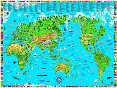 Kids'  World Map