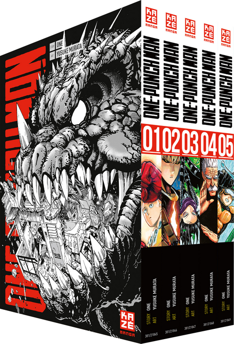 ONE-PUNCH MAN - Box mit Band 1-5 - Yusuke Murata,  One