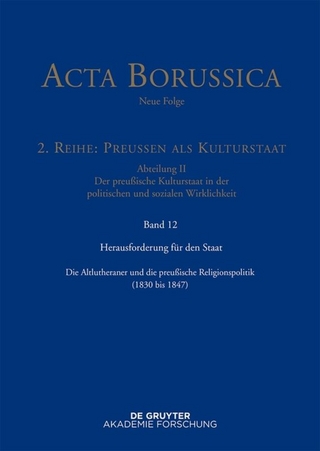 Herausforderung für den Staat