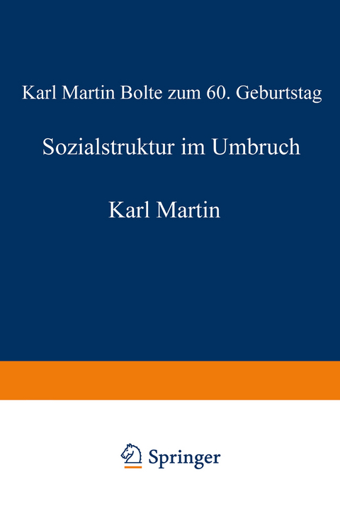 Sozialstruktur im Umbruch - 