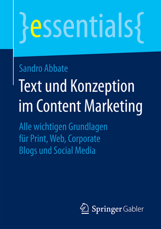 Text und Konzeption im Content Marketing