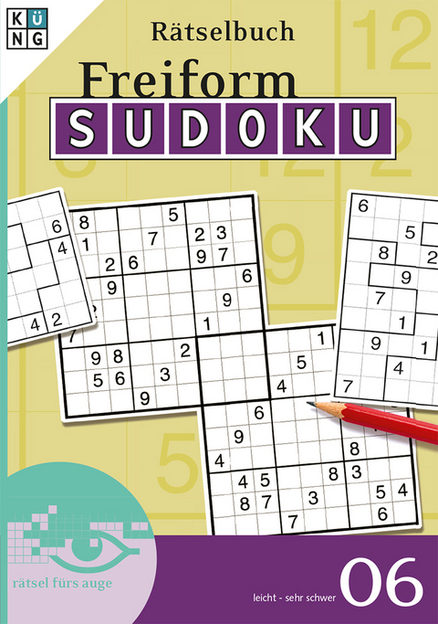 Freiform-Sudoku R&auml;tselbuch 06