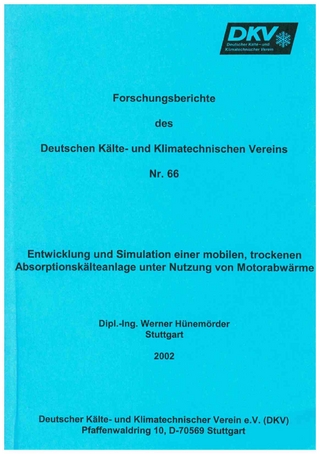 Entwicklung und Simulation einer mobilen trockenen Absorptionskälteanlage mit Nutzung von Motorabwärme