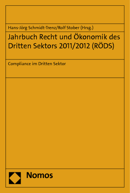 Jahrbuch Recht und &Ouml;konomik des Dritten Sektors 2011/2012 (R&Ouml;DS) - 