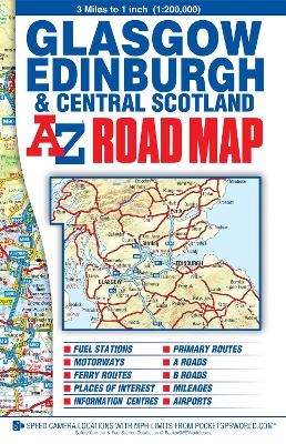 Glasgow, Edinburgh and Central Scotland A-Z Road Map -  A&ndash;Z maps