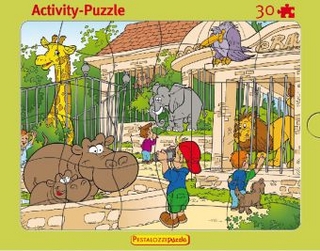Zoo (Rahmenpuzzle) mit Schiebeelement