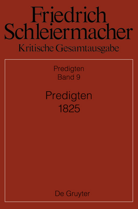 Predigten 1825 - 