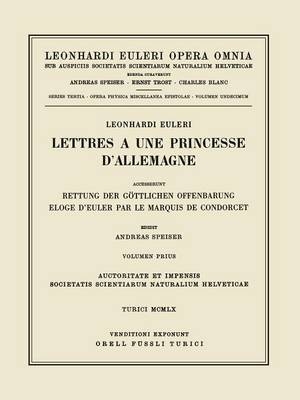 Lettres a une princesse d'Allemagne 1st part