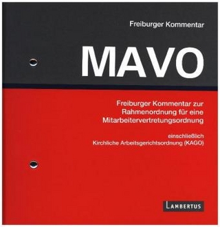 Freiburger Kommentar MAVO, m. CD-ROM, zur Fortsetzung